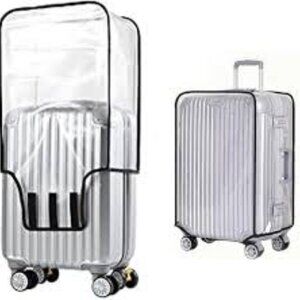 Luggage Protector / Suitcase Cover / Clear PVC / Waterproof -NWT- 28"